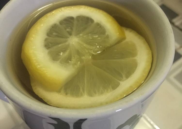 resep Lemon Tea Honey (obat relax / flu)