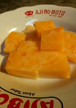 Puding susu mangga