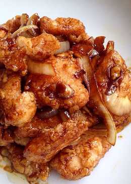 Ayam Garing Saus Inggris