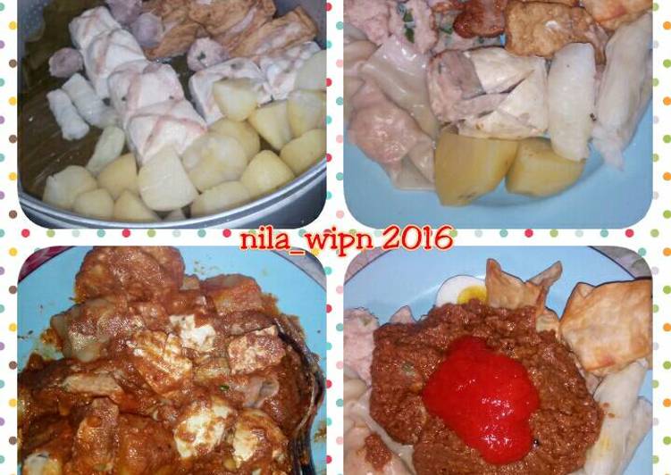 resep lengkap untuk Siomay Ayam + Bumbu Kacang