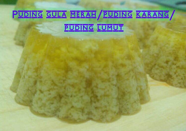 resep makanan Puding lumut/puding karang/Ager-ager gula merah