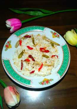 Nasi Liwet Teri Medan (Rice Cooker)