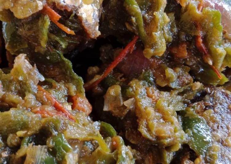 resep masakan Ikan kembung sambal ijo