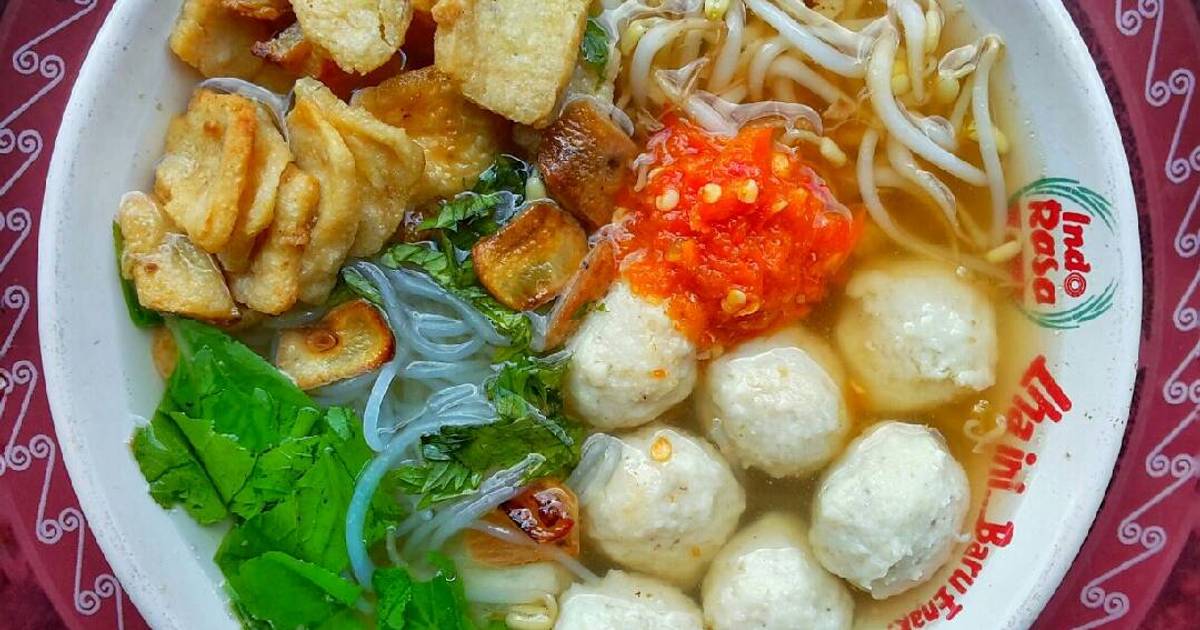 Resep Bakso ayam homemade ala Prilli Putri