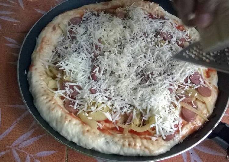 gambar untuk resep makanan Pizza teflon