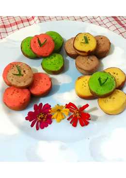 Kue Pukis mini pelangi