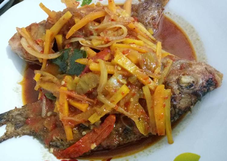 gambar untuk resep Ikan nila saus tiram