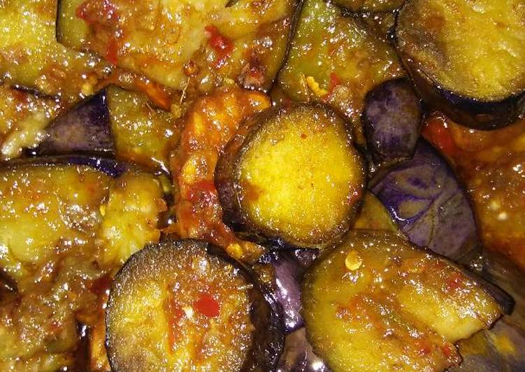 Resep BaLado terong Ungu Kiriman dari Momih Rafi