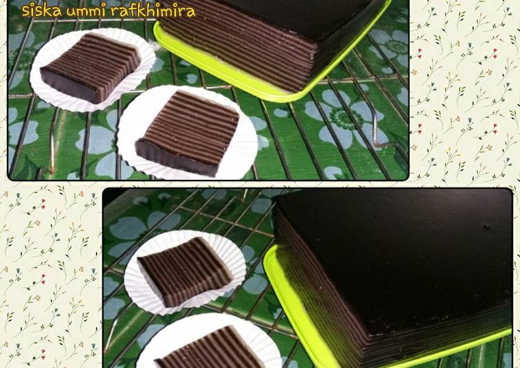 gambar untuk resep Lapis Tapioka Coklat