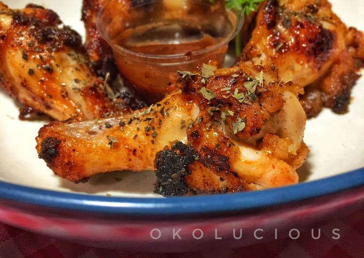 gambar untuk resep makanan Honey Chicken Wings