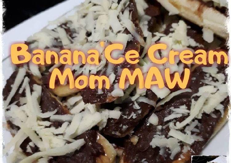 Resep Ice cream pisang Kiriman dari Mom M A W