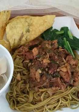 Mie ayam ijo teriyaki ala bunda jk