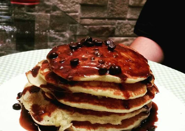 bahan dan cara membuat Buttermilk Pancake Empyukk Gemukk