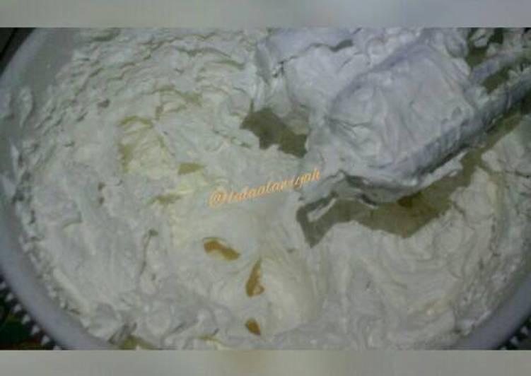 Resep ButterCream - Lala ALawiyah