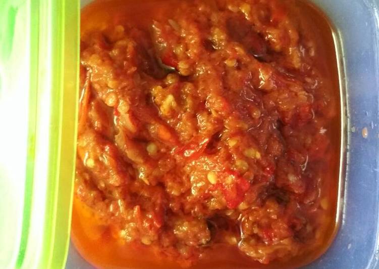 resep masakan Sambel ayam goreng/bakar