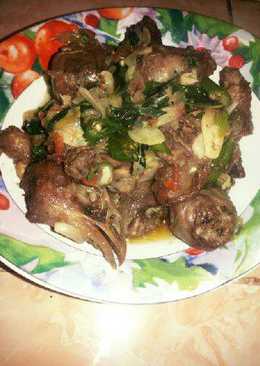 Kepala ayam rambut setan