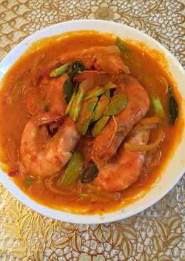 Sambal balado udang dan pete