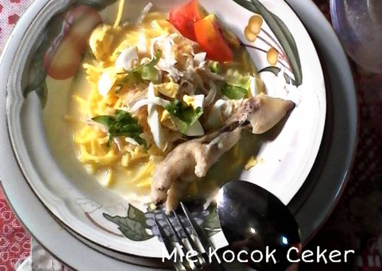 gambar untuk resep makanan Mie Kocok Ceker