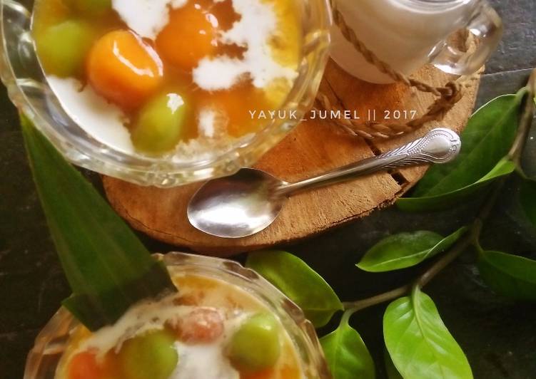 resep lengkap untuk Bubur Candil Ketan Ceria ????