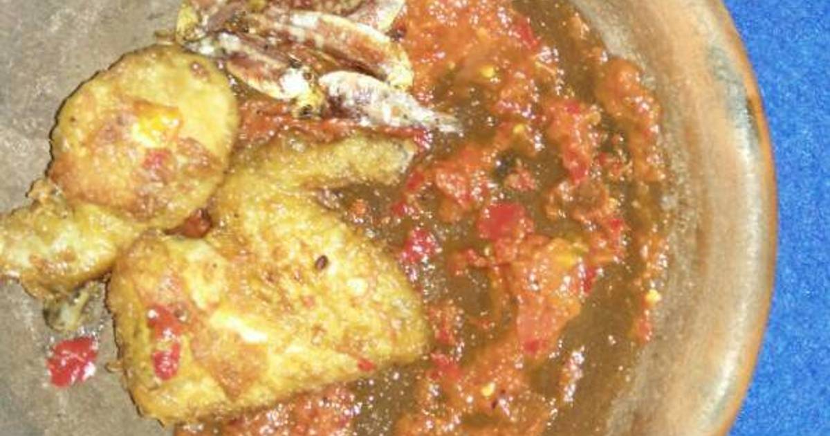 11 resep sambal pecel ayam enak dan sederhana Cookpad