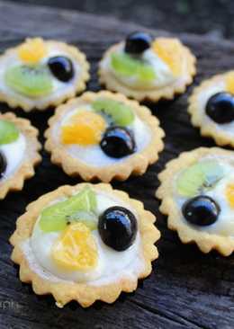 Pie Buah Sangat Enak ala kheyla (bs jadi 50 lbh untuk cetakan kecil)