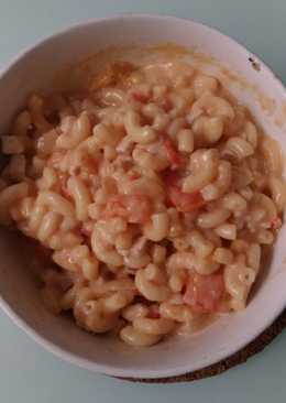 Creamy tomato macaroni pasta untuk baby 1+