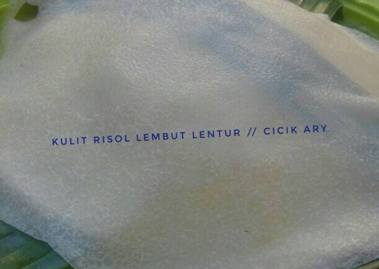 gambar untuk cara membuat Kulit risol lembut lentur