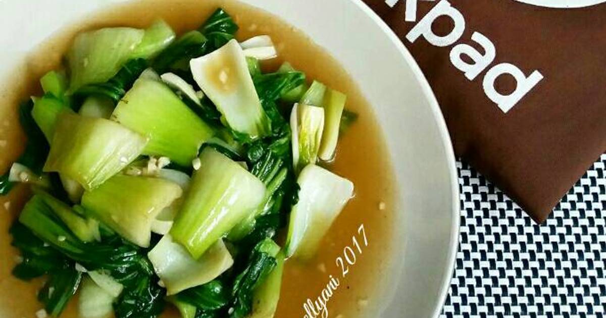 530 resep cah sawi sendok garlic enak dan sederhana Cookpad