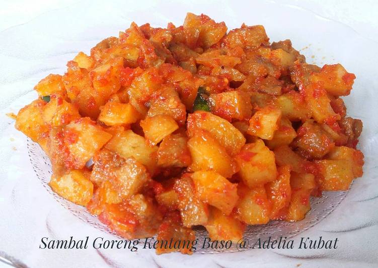 Resep Sambal Goreng Kentang Baso Oleh Adelia Kubat