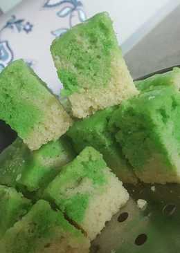 Bolu kukus pandan simpel