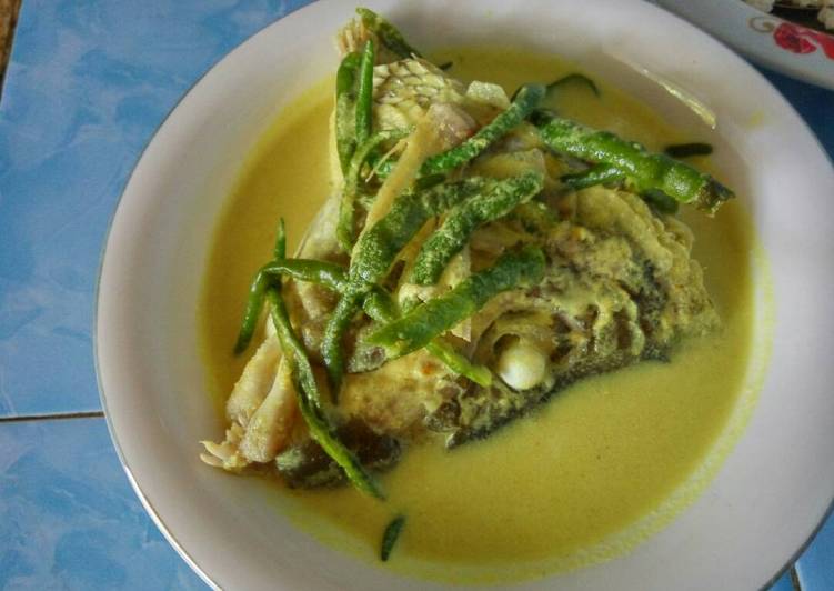 gambar untuk resep Gulai kuning kakap iris lado ijo