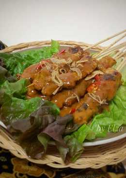 Sate Ayam Saus Kacang *Kilat*