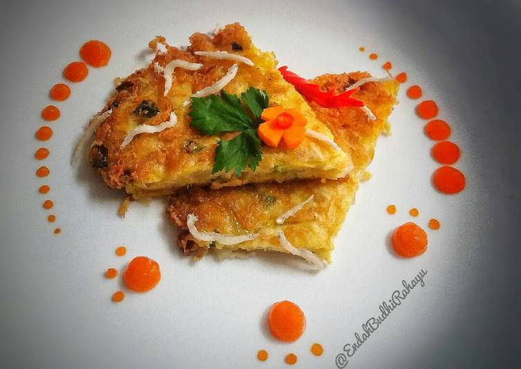 cara membuat Omelet teri.