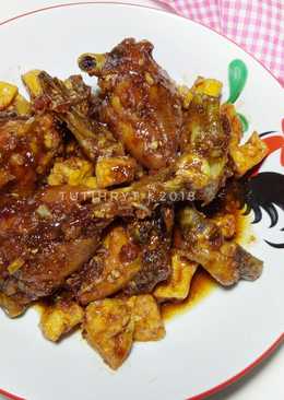 Semur Ayam Tahu Kecap Pedas