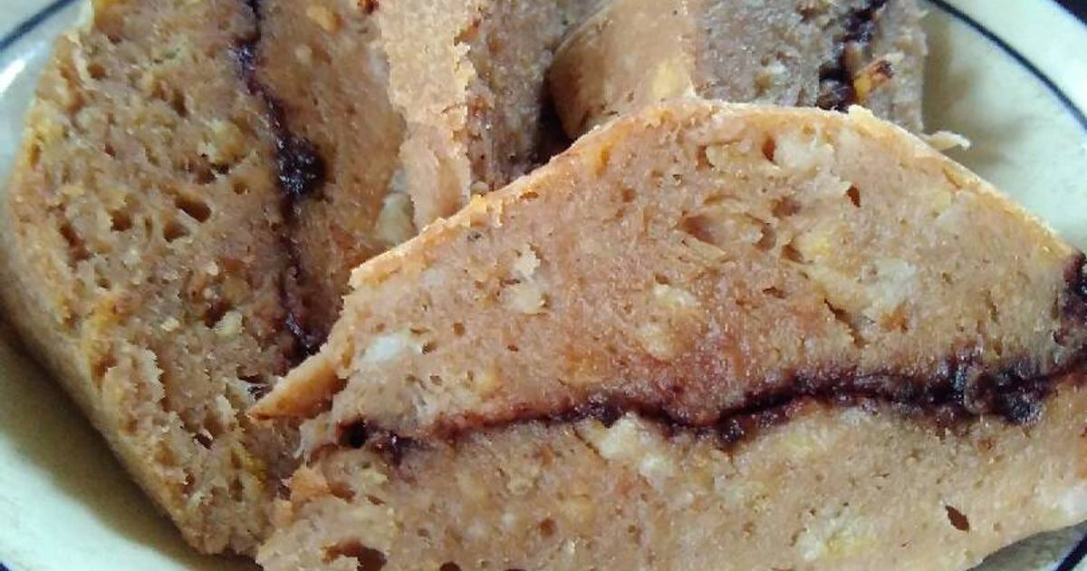 Resep Chocomilk Banana Cake kukus (bolu kukus pisang susu cokelat)