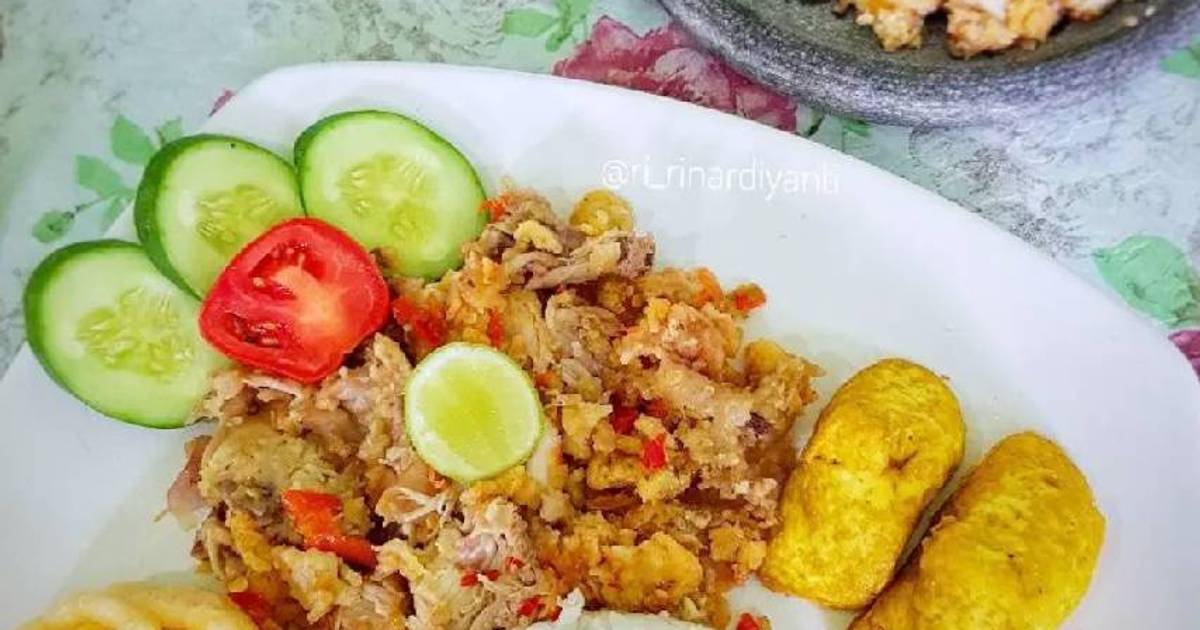 3 043 resep  ayam  geprek  ala  restoran enak dan sederhana 