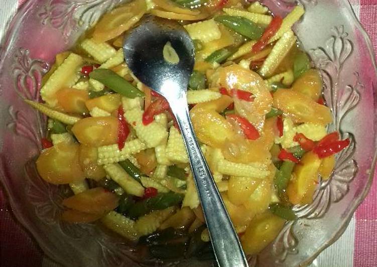 Resep Tumis Baby Corn Wortel Buncis - Fitri Ummu Musa