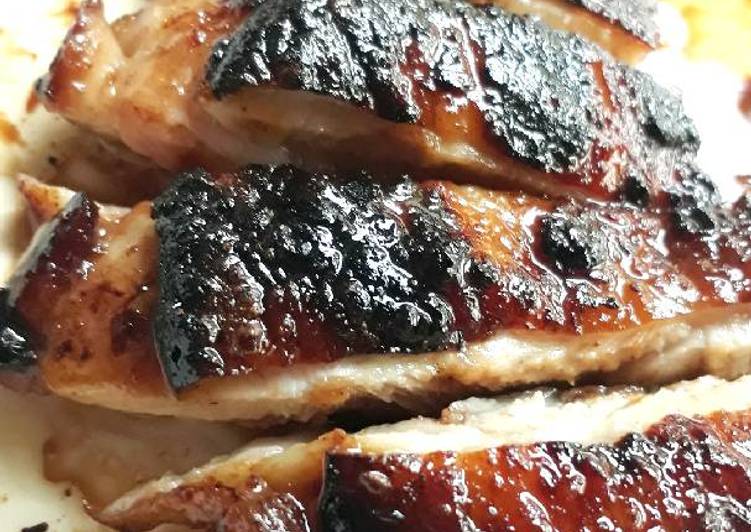 Resep Chicken teriyaki (tanpa mirin & sake)