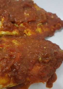 Ikan bakar bumbu merah