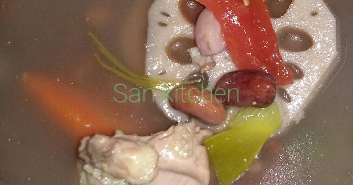 Resep Sop Akar Teratai oleh San's Kitchen - Cookpad