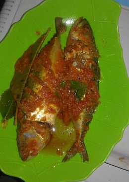 Ikan kembung panggang bumbu merah