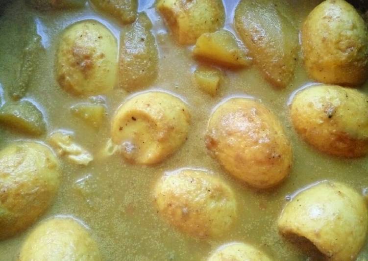 resep makanan Gulai telur kentang