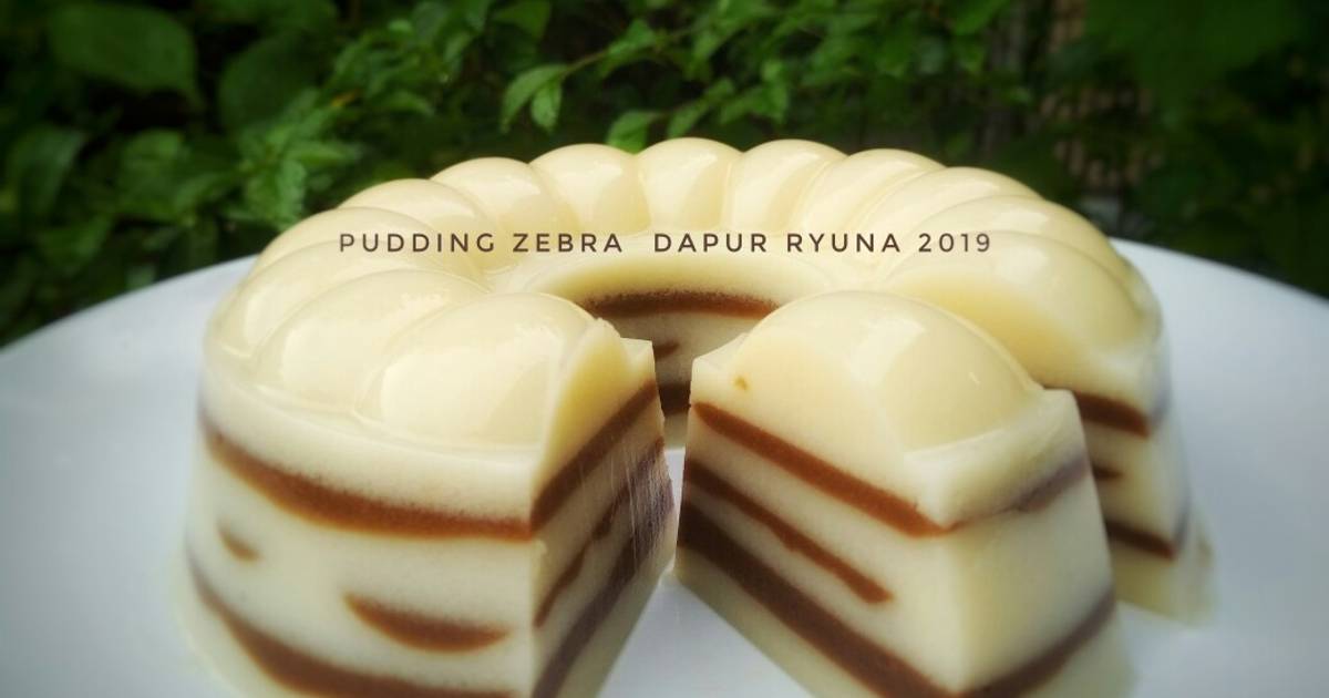 Cara Membuat Puding Kopi Susu Zebra  Resep Bunda Rumahan