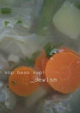 Sayur sop baso sapi