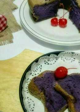 Chiffon taro aka ubi ungu#beranibaking