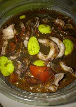 Cumi pete tinta hitam pedasss