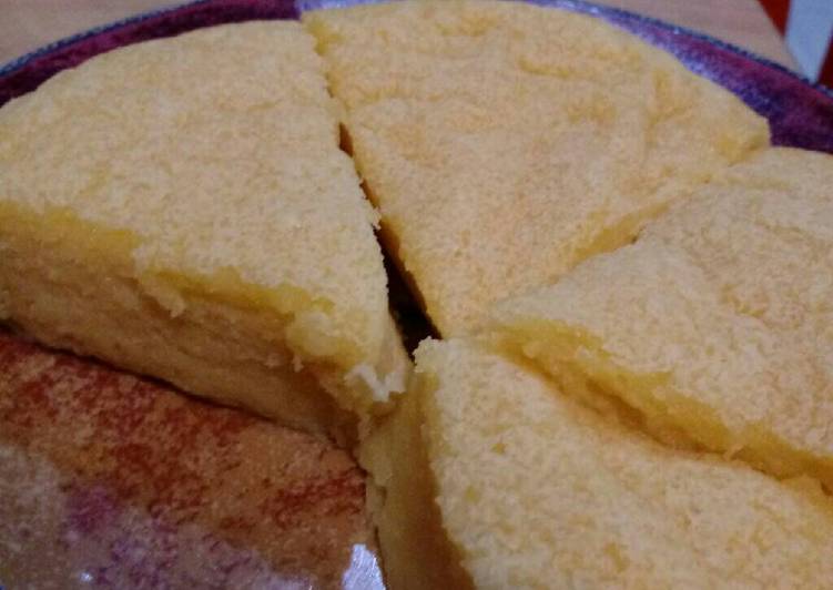 resep makanan Cheese cake Rice cooker lumer bahan murah !