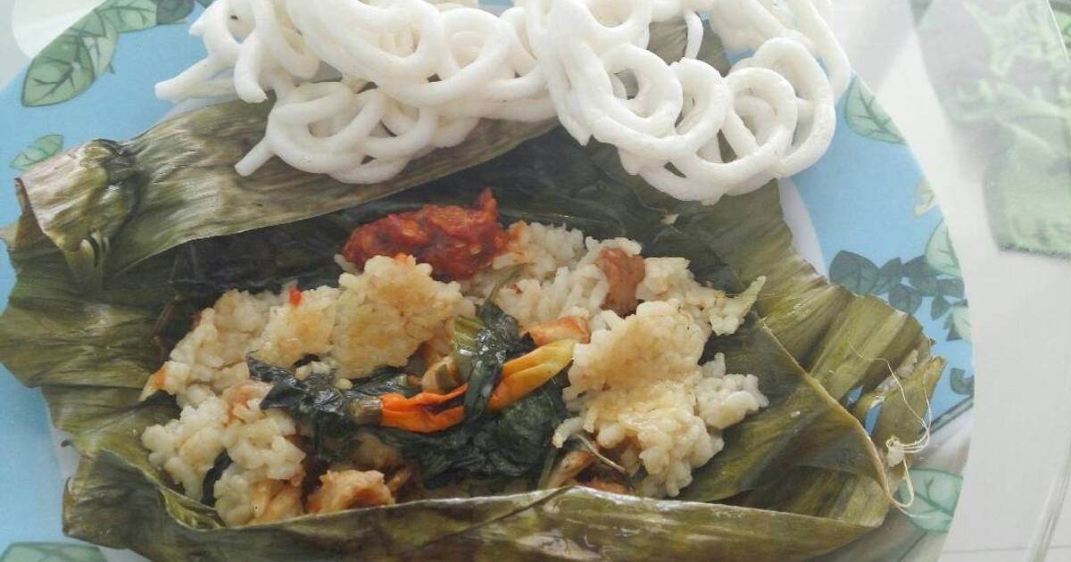  Nasi  bakar  ikan  teri  medan 38 resep Cookpad