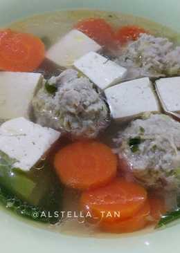 Bola-Bola Daging Kuah Tahu