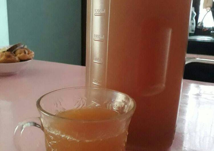 resep masakan Ginger lime herbal drink (minuman peluntur lemak)